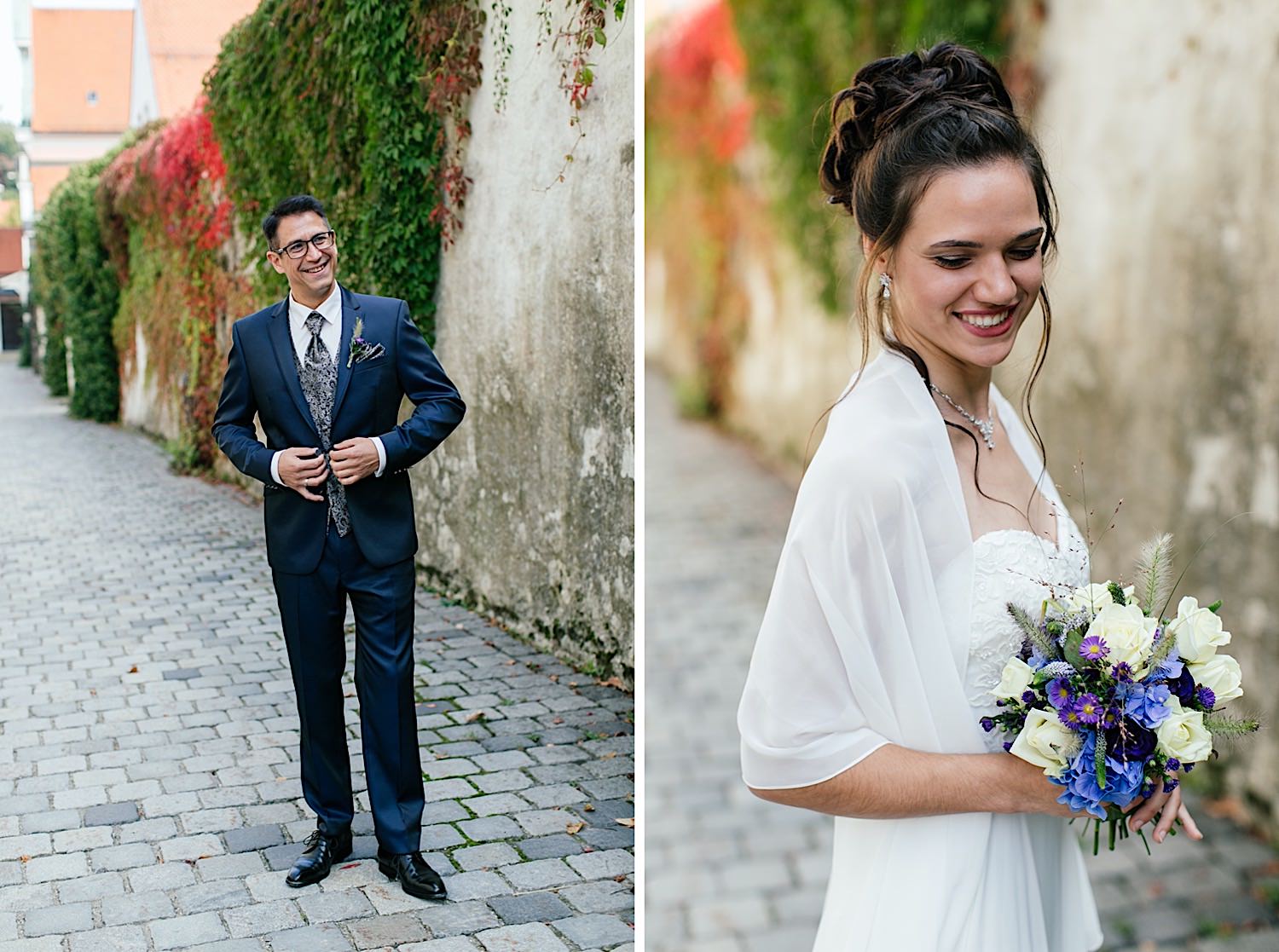 Fotoshooting mit Brautpaar in Immenstadt